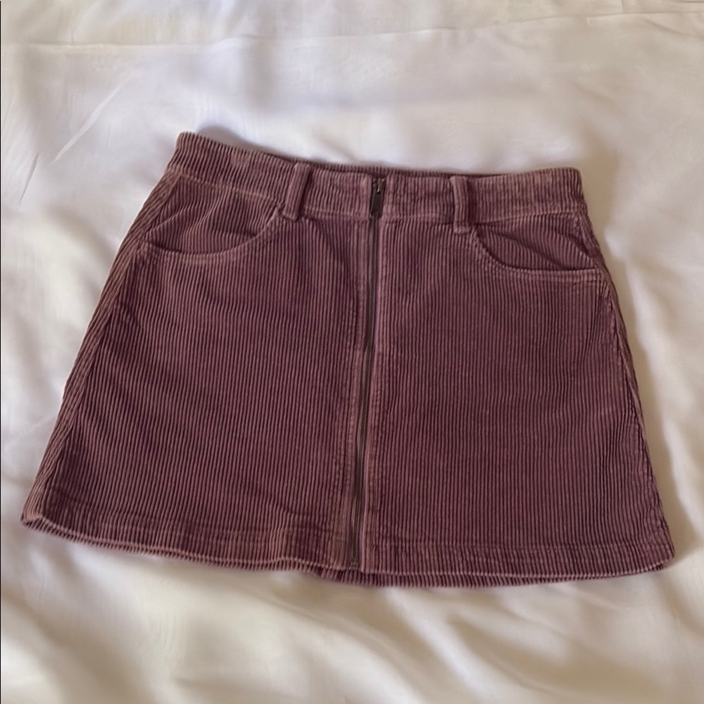 American Eagle Corduroy Mini Skirt Super High Waisted size 8 NWOT